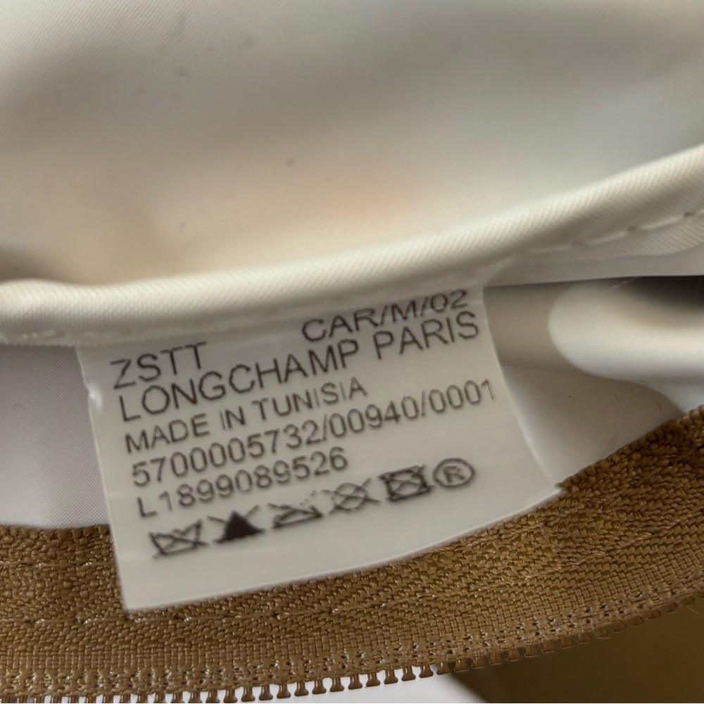 Longchamp Le Pliage Original Large Nylon Tote Bag Fawn Gold - Picture 13 of 14